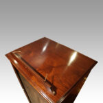 Regency mahogany library cabinet - Image 5