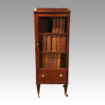 Regency mahogany library cabinet - Image 2