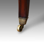Regency mahogany and brass library chair - Image 8