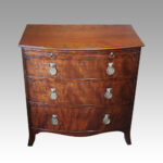 Regency mahogany Batchelors chest
