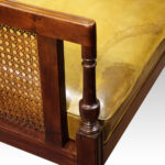 Regency mahogany bergere library chair - Image 8