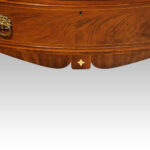 Regency mahogany bow front chest - Image 7