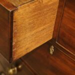 Regency mahogany bow front chest small size - Image 4
