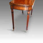 Fine Regency mahogany card-table Now Sold - Image 6