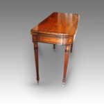 Fine Regency mahogany card-table Now Sold - Image 7