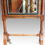 Regency mahogany cheval mirror - Image 3