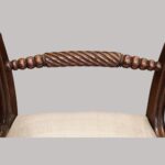 Regency mahogany desk chair - Image 6