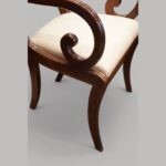 Regency mahogany desk chair - Image 7