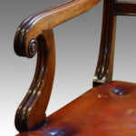 Regency mahogany desk Chair Now Sold - Image 3