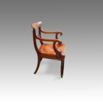 Regency mahogany desk Chair Now Sold - Image 2