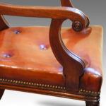 Regency mahogany desk Chair Now Sold - Image 6