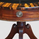 Regency mahogany drum table - Image 5