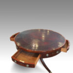 Regency mahogany drum table - Image 2