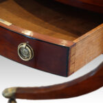 Regency mahogany drum table - Image 5
