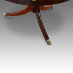 Regency mahogany drum table - Image 9