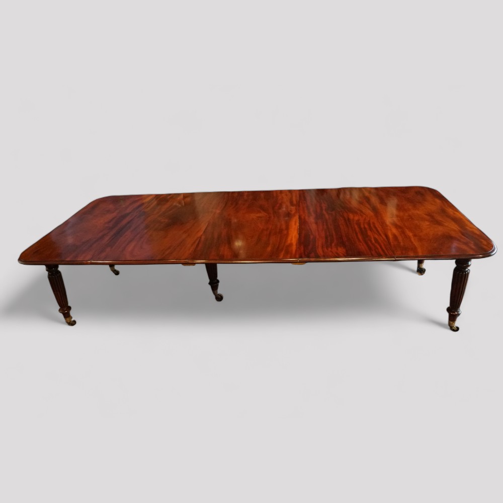 Regency-mahogany-extending-dining-table-1.jpg Regency mahogany extending dining table - Image 1