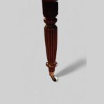 Regency mahogany extending dining table - Image 5