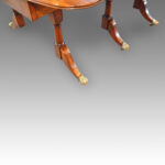 Regency mahogany 14+ seat extending dining table - Image 10