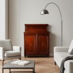 Regency mahogany inlaid chiffonier - Image 10