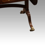 Regency mahogany inlaid sofa table - Image 5