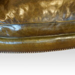 Regency mahogany leather library chair - Image 3