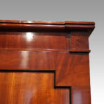 Regency mahogany linen press - Image 5