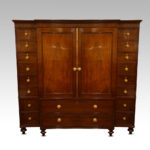 Regency mahogany press