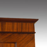 Regency mahogany press wardrobe - Image 7