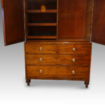 Regency mahogany press wardrobe - Image 2