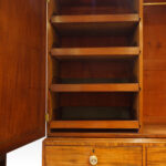 Regency mahogany press wardrobe - Image 3