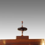 Regency mahogany secretaire bookcase - Image 10