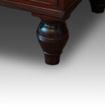 Regency mahogany secretaire bookcase - Image 3