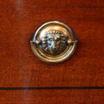 Regency mahogany secretaire bookcase - Image 6