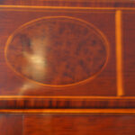 Regency mahogany secretaire bookcase - Image 14