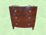 Regency Mahogany Bow-Fronted Chest of Drawers