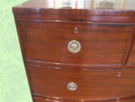 Regency Mahogany Bow-Fronted Chest of Drawers - Image 2