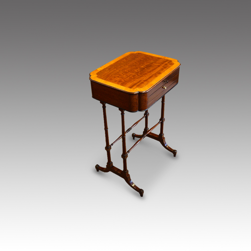 Regency-mahogany-work-table-1.jpg Regency mahogany work table - Image 1