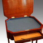 Regency mahogany work table - Image 5