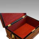 Regency mahogany inlaid workbox - Image 8