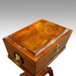 Regency mahogany inlaid workbox - Image 4