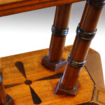 Regency mahogany inlaid workbox - Image 3