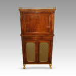 Regency rosewood cabinet manner of John McLean