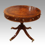 Regency style drum table