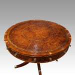 Regency style drum table - Image 2