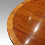 Regency style mahogany banded dining table - Image 10