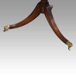 Regency style mahogany banded dining table - Image 9