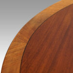 Regency style mahogany banded dining table - Image 6