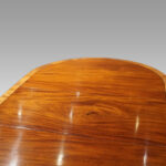 Regency style mahogany banded dining table - Image 2