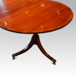 Regency style mahogany 12 seat dining table - Image 7