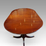 Regency style mahogany twin pedestal table - Image 5
